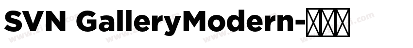SVN GalleryModern字体转换